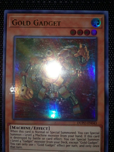 Gold Gadget Brillante Yugi-oh! Original Konami
