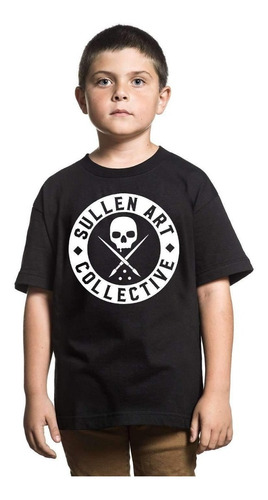 Camiseta Infantil Sullen Boh Youth Preta