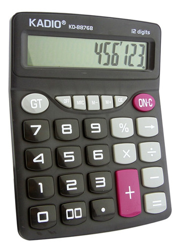 Calculadora Kadio De 12 Digitos Grandes Pantalla Kk-8876b 
