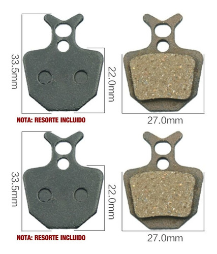 Balatas Formula Oro 2 Pares