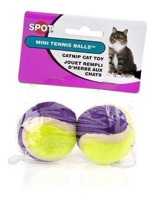 Mini Tenis Bola Con Campana Y Catnip