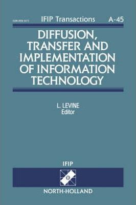 Libro Diffusion, Transfer And Implementation Of Informati...