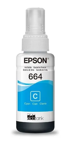 Tinta de impresora Epson T664220-AL cian de 70 ml