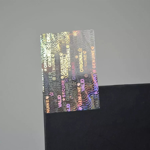 100 Hologramas De Seguridad Genuino Y Original 30 X 20 Mm 