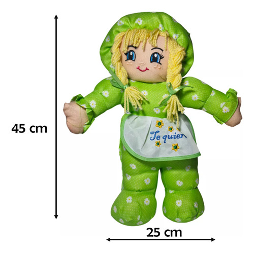 Muñeca De Trapo, Varios Colores 10 Piezas