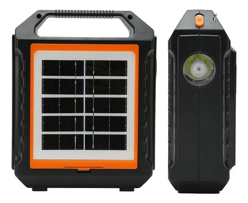 Parlante Solar + Lampara Led Con Radio Recargable Solar