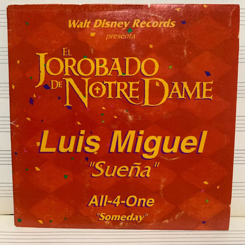 Luis Miguel Sueña - All 4 One - Jorobado N Dame - Disney Cd