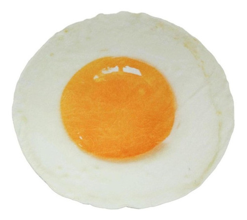 Manta De Huevo De Comida De Felpa Suave De Doble 180x180cm Color Blanco