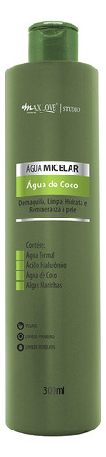 Agua Micelar De Agua De Coco 300ml Con Agua Termal. Vegana