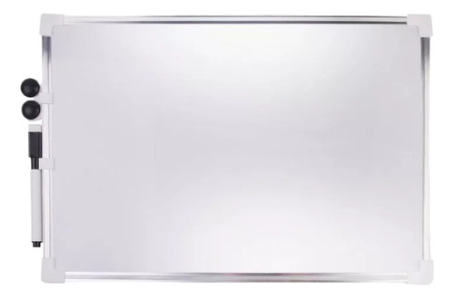 Pizarron Blanco Magnetico Aluminio Con Plumon E Imanes 35x50
