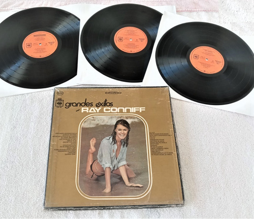 Ray Conniff Lp Grandes Exitos Son 3 Discos Lp (Usado)