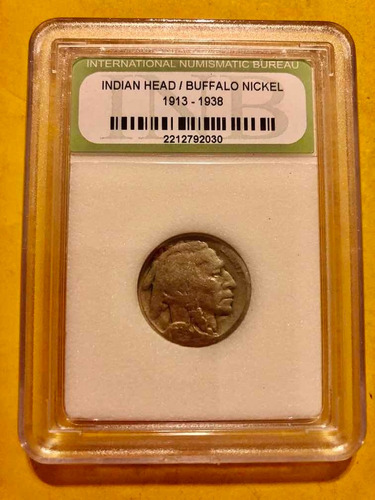 3 Moneda Antiguas Estados Unidos Encapsuladas 1, 5 Y 10 Cent (Usado)