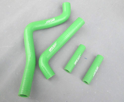 Para Kawasaki Kx Manguera Radiador Silicona Verde