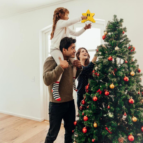 Estrella Para Arbol De Navidad,decoración Para Árbol 3d Diy