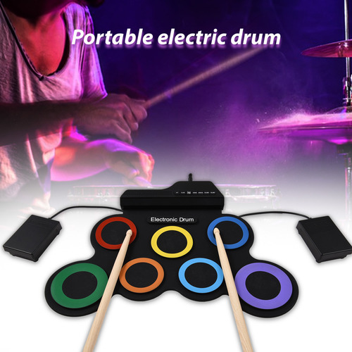 Kit Musical Con Altavoz Electronic Drum Practice Sin Kit