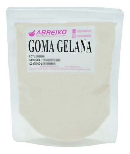 Goma Gelana (jelly, Suspencion) Uso Cosmetico 250 Gramos