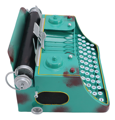 Adorno Artístico De Metal Antiguo, Modelo De Máquina De Escr