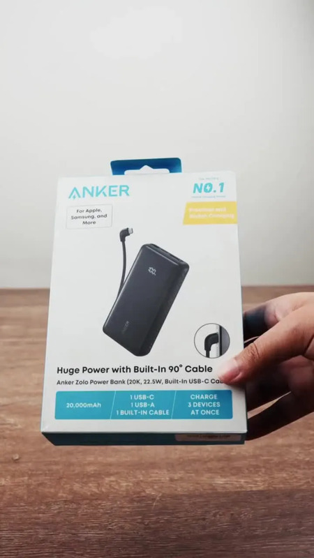 Carregador Portatil Anker Power Bank 20000mah 22.5w Turbo