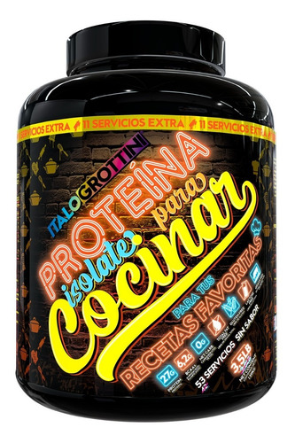 Imagen 2 de 5 de Proteina Isolate Para Cocinar + Creatina Monohidrato 400gr