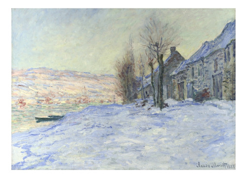 Lamina 30x45cm. Arte - Pintores - Claude Monet - Lavacourt