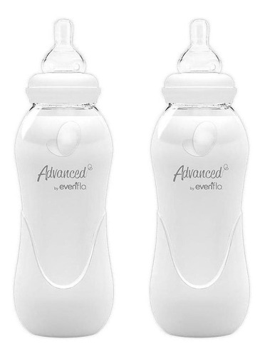 Set 2 Biberones Evenflo Advanced Light 240ml/8oz 3m+