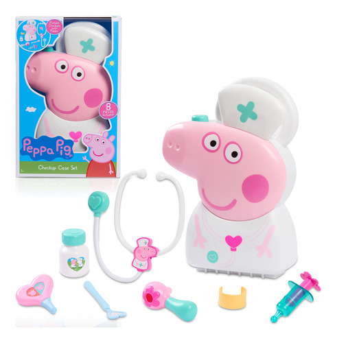 Peppa Pig Just Play - Juego De Estuche De Chequeo Con Asa D.