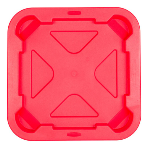Tapa Snap Lock Rubbermaid Para Contenedor 3626, Rojo
