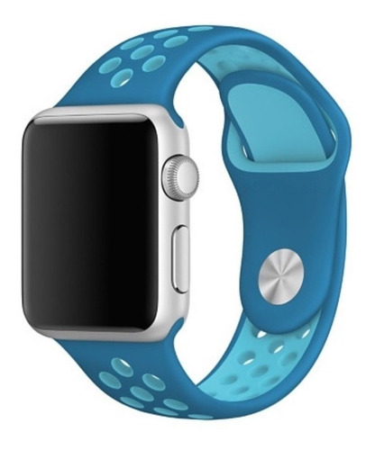 Pulseira Esportiva Para Apple Watch 45mm - Azul Orbit