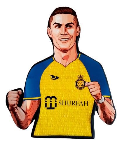 Piñata Cristiano Ronaldo Cr7 100 Cm Al-nassr Futbol