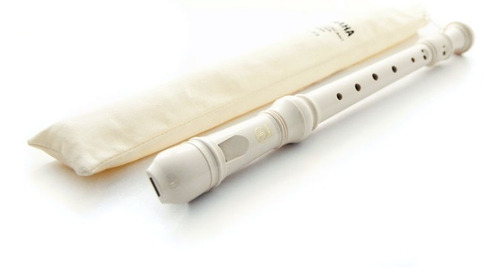 Imagen 5 de 5 de Flauta Dulce Yamaha Yrs23 Escolar Soprano Escuela Colegio Color Crema