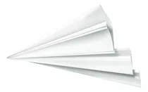 Comprar Moldura Pvc Media Caña Cielorraso Gris - 6 Mts