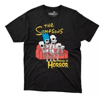 Comprar Polos Halloween Casita Del Horror Simpsons Dia De Muertos