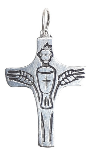 Pingente Crucifixo Ultima Ceia Prata 925
