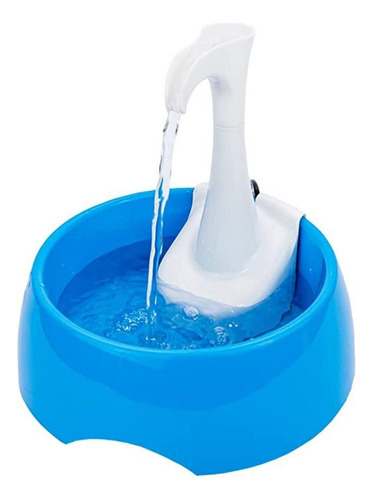 Bebedouro Fonte Para Cães E Gatos 1,2l Usb Bivolt Azul