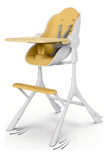 Silla Periquera Bebé Oribel Cocoon Z Elegante Y Reclinable Amarillo