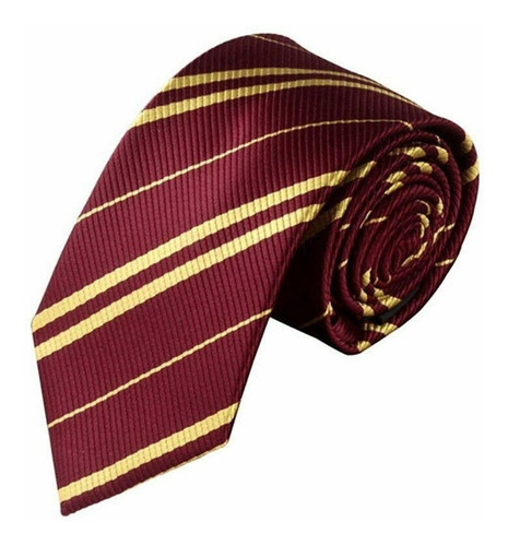 Corbata Rayada Harry Potter Amarilla Verde Azul Jacquard 