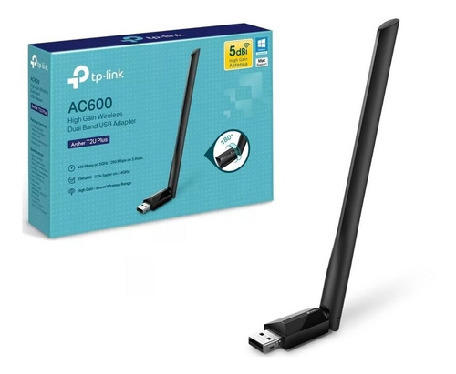 Imagen 1 de 1 de Adaptador Tp Link Wireless Archer T2u Plus Ac600