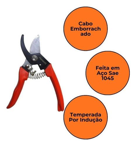 foto de Tesoura Para Poda Famastil 6,5 Polegadas