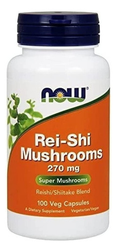 Rei-shi Mushrooms 270mg, 100caps, Now,