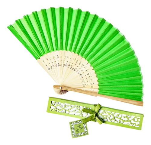 Abanico Plegable Antiguo De Verano Hecho A Mano, Juego De 10