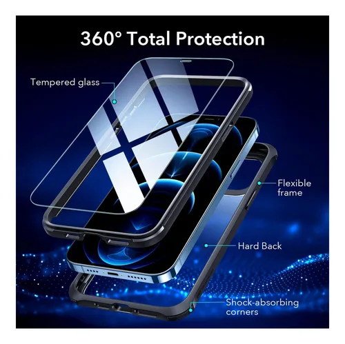 Funda Esr Para iPhone Pro Max Vidrio Templado En Pantalla.