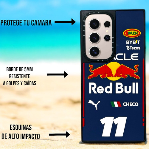 Funda Case Protector Para Samsung Galaxy S24 Ultra Red Bull