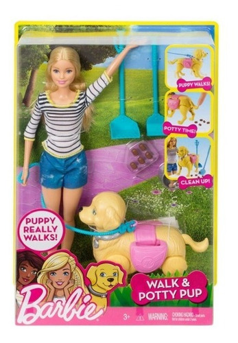 Barbie Paseo De Perrito 