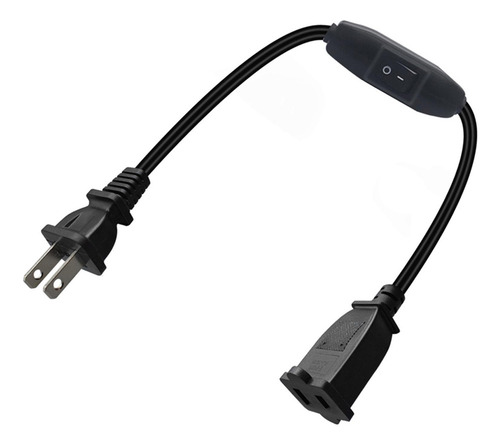 Cable De Extensión De 2 Clavijas/2 Con Interruptor, / De