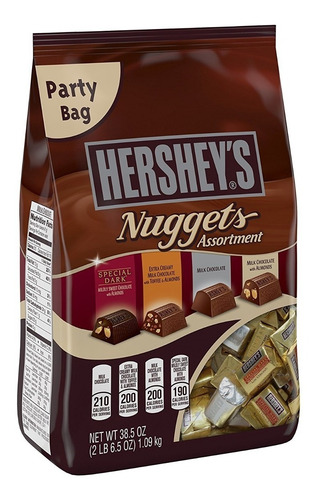 Dulces, Chocolates Americanos Importados Hershey`s® Nuggets
