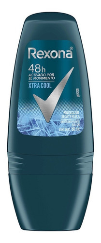 Desodorante Antitranspirante Rexona Men Xtra Cool 48 H 50 Ml Fragancia Xtracool