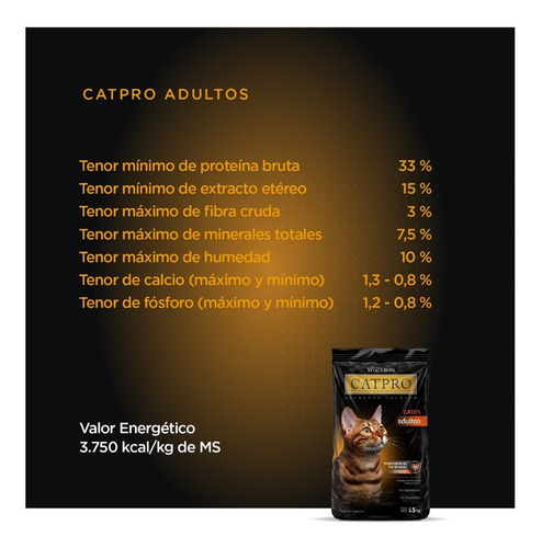 Imagen 4 de 6 de Alimento Gatos Catpro 7,5 Kg + 12 Latas De Alimento Humedo