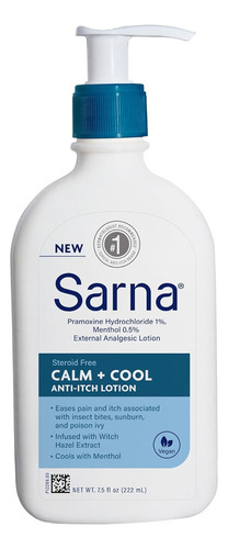 Locion Corporal Sarna Calm + Cool 7.5 Oz Alivia Picazon