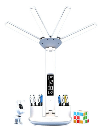 Lámpara De Mesa Led Recargable, Iluminación De Área Grande