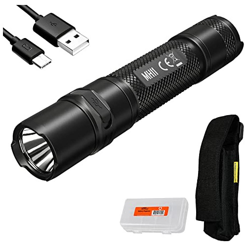 Linterna Recargable Mh11, Luz De Bolsillo Led Compacta ...